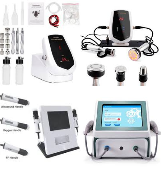 Multifunctional skincare machine and treatment handpieces