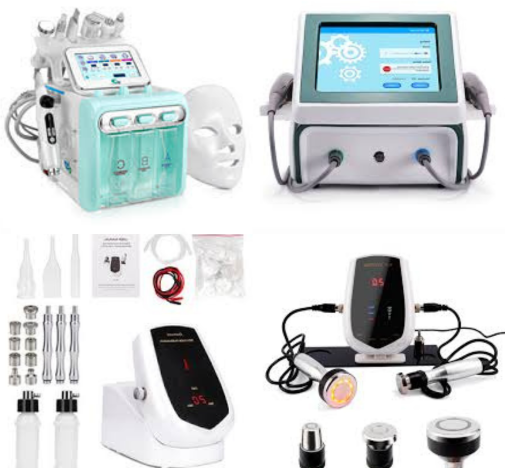 MediGlow facial and body skincare machines