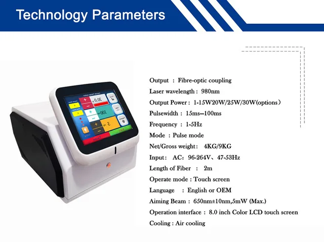 980 nm Diode Vascular Laser – 40 W ? product detail